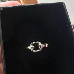 Equestrian Dring bit jewelry ring size 7